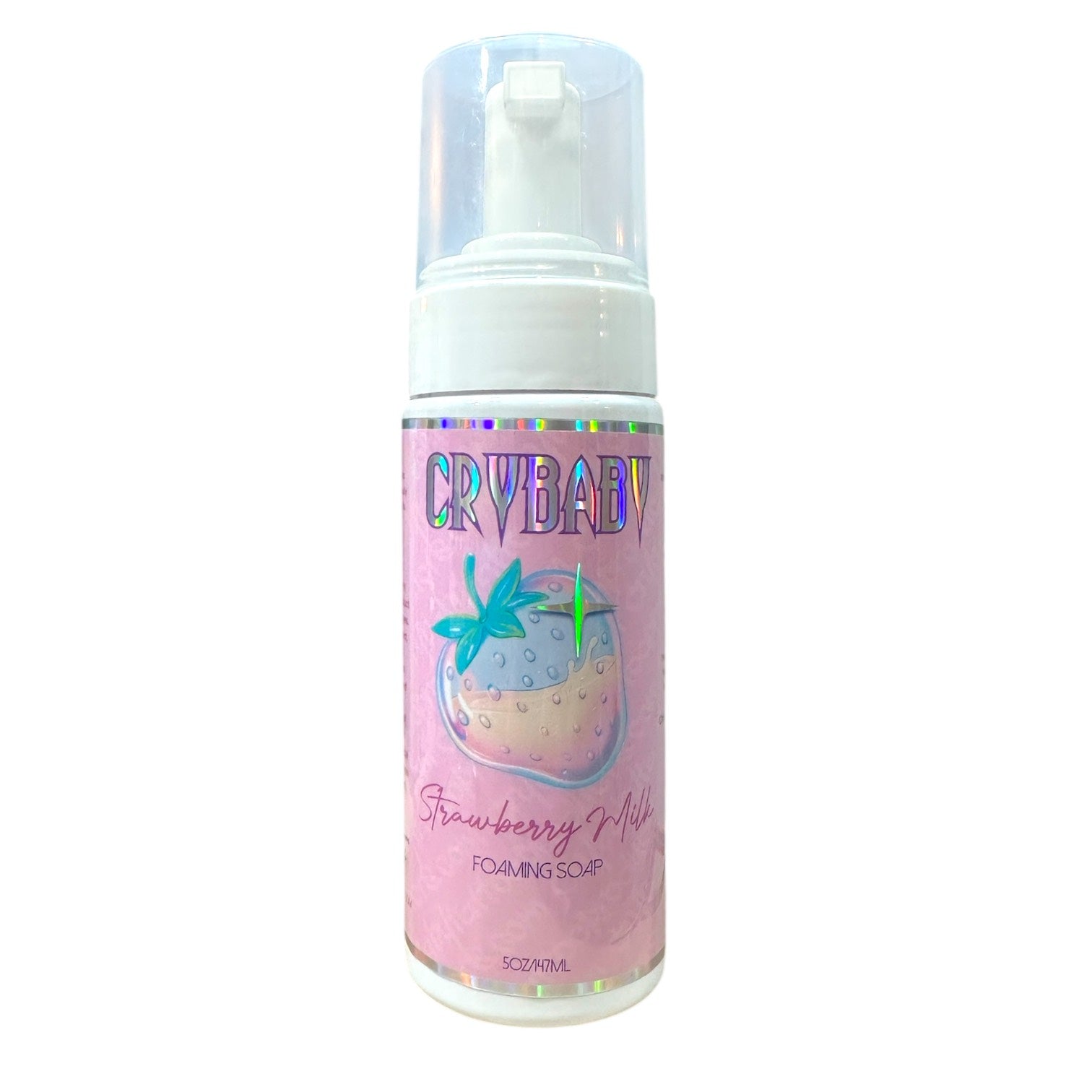 5oz Crybaby Foaming Soap - Strawberry Milk CA